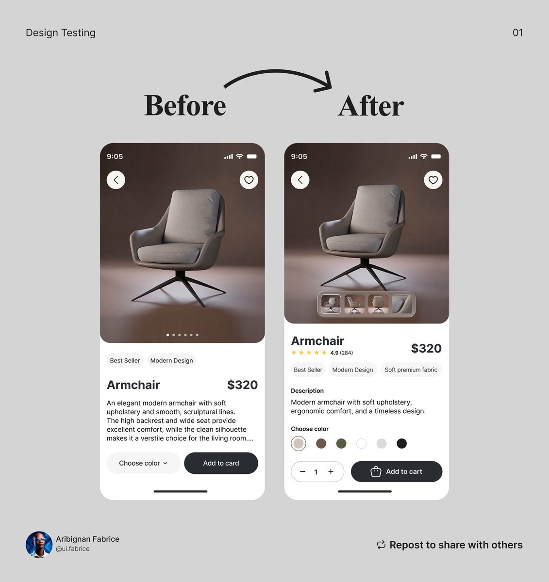 FabriceF89263's tweet photo. #uxdesign #uidesign #ProductDesign #figma #ecommerce https://t.co/X5RlkGUuFa
