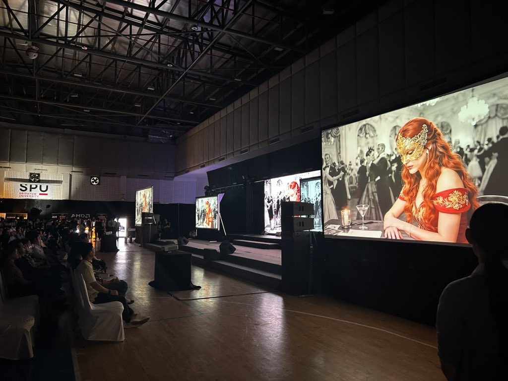 lnwpond2310's tweet photo. หลังจากนั้น จะเริ่มเข้าการประกวดAi อย่างเป็นทางการ โดยจะเปิดที่การประกวด 1.Short Flim https://t.co/oLmSYIAyeO https://t.co/Lp7y1AldG6 ตามลำดับ

#SPUCAaiShowcase https://t.co/fAFUqgo3r4