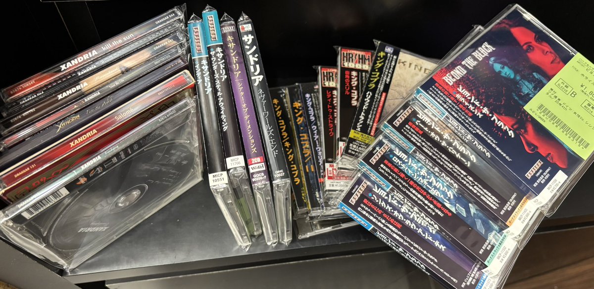 新着中古情報】 7/13(月)① 女性ボーカル少し多めで、 HR/HM中古CD、約