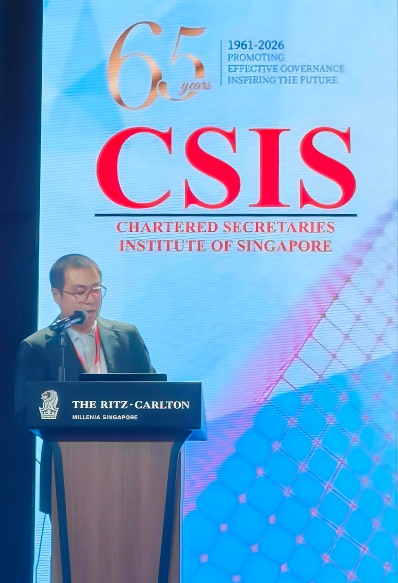 algocandycom's tweet photo. AlgoCandy’s Chief Compliance Officer, Mr. Calvin, spoke at the CSIS CSPs Conference 2026 on the application of AI in the corporate secretarial sector, featuring a live AlgoCandy demo.

Thank you to everyone who joined us!

#AlgoCandy #CSIS2026 #AI #Compliance https://t.co/kzZ7QDRawE