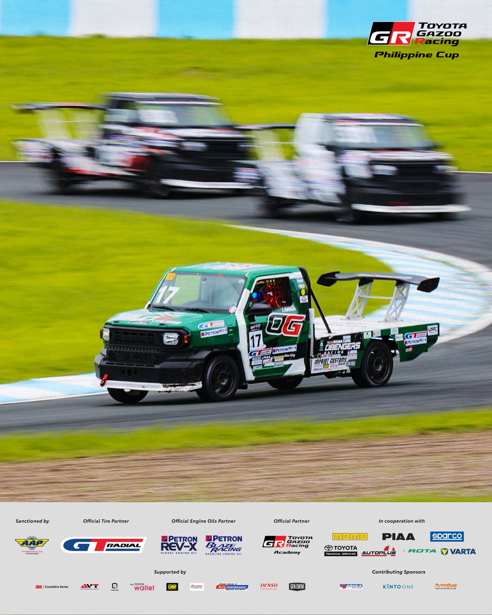 TGRPhilippines's tweet photo. Race Weekend 2 is in the books! 💪

The TGR Philippine Cup continued to push alternative fuels in real racing conditions, proving that innovation belongs on the circuit. See you at Race Weekend 3.

#TGRPhilippineCup2026 #TOYOTAGAZOORacing #PushingTheLimitsForBetter #TGRPhilippines