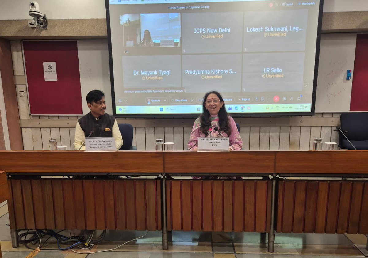icps_newdelhi's tweet photo. Day 4 of 5-Day ongoing Training Programme on Legsilative Drafting conducted by ICPS for officials/officer of various ministries (Center and State) Officials of Lok Sabha, Rajya Sabha and State Assemblies.
@ombirlakota 
@loksabhaspeaker 
@LokSabhaSectt 
#ICPS #trainingprogramme https://t.co/Ja41gLcmi3