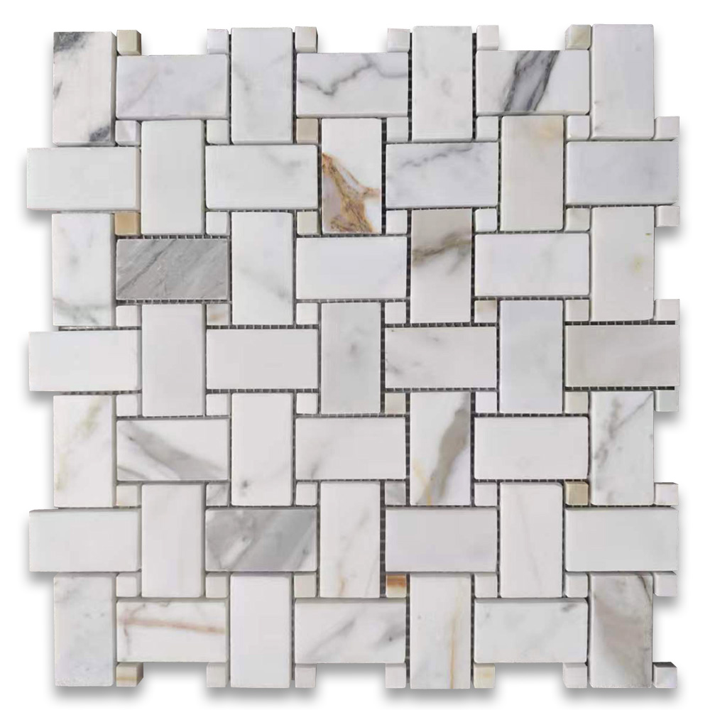 StoneCenterOL's tweet photo. SKU: G650XH, NEW ARRIVAL! ��� Elevate your space with our honed Calacatta Gold basketweave marble mosaic. Perfect "Vintage Classic" &amp; "Italian Luxury" elegance for a premium bathroom floor or kitchen wall. Be the first to design with it! 💛
🔗 https://t.co/nmpv9I5G8d https://t.co/z5nwjkCnvY
