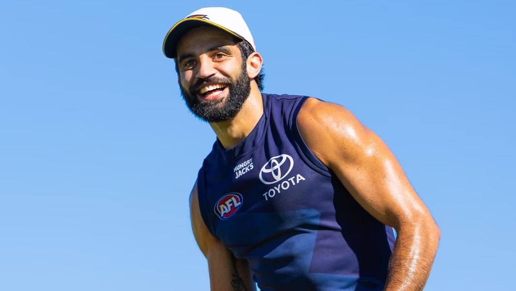RoweyandTimmyG's tweet photo. NOW: @Adelaide_FC Player, Wayne Milera

What did you make of the win over Gold Coast, Crows fans? https://t.co/AiBOdIvZ3a