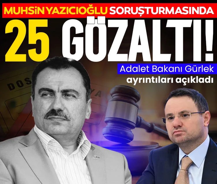 KerimCengil's tweet photo. SON DAKİKA: Bakan Gürlek'ten Muhsin Yazıcıoğlu soruşturması açıklaması: 29 şüpheli tespit edildi

https://t.co/dPeyGy9aYr https://t.co/GrEvUUqPEV