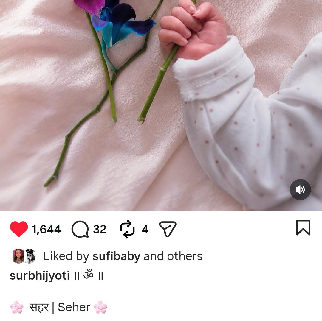 silencerfitkara's tweet photo. OH MY GOD??? SURBHI NAMED HER DAUGHTER SEHER??? 😭😭 I'm SHAKING right now. Seher is my favourite character she ever played. I always had this feeling she'd name her daughter after one of her characters, and it turned out to be my favorite one. I'M CRYING. 🥹🫶🏻
#Surbhijyoti https://t.co/JQ8LWMxP3y