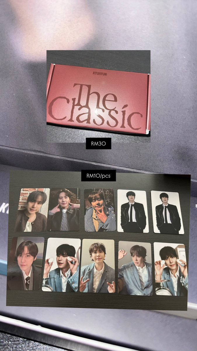 estherrr131's tweet photo. WTS KYUHYUN PC
post from EM RM15 
negotiable 
#pasarsujumy #sujumarketMY https://t.co/NPwBz4DsCe