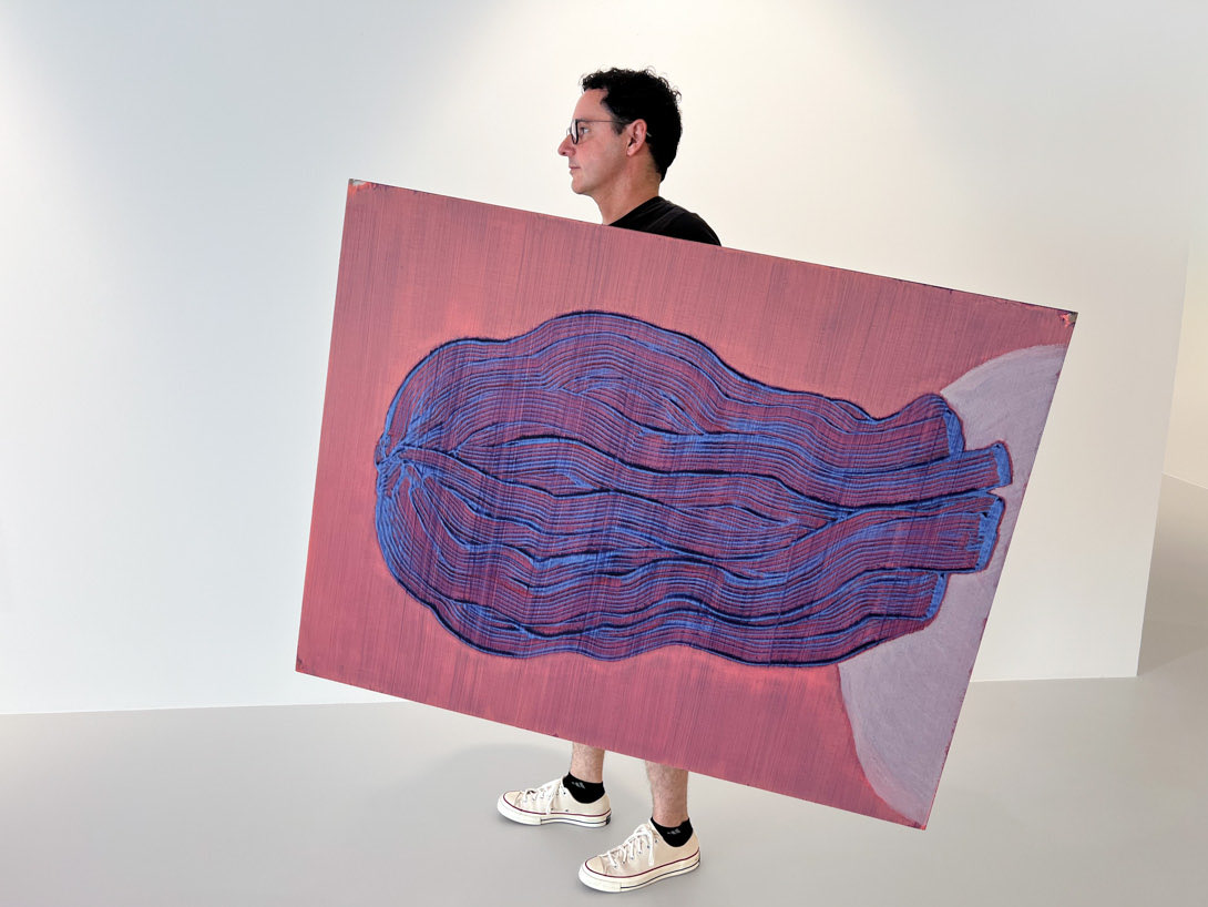 galeriefuchs's tweet photo. The installation of the exhibition "Robert Janitz. Des Dichters Fremde" begins. Join us for the opening this Friday from 6 to 9 pm at Augustenstraße 63 in Stuttgart, Germany. https://t.co/eUvfH4uYI2