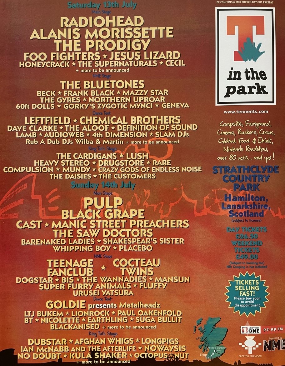 ShiiineOn_'s tweet photo. #onthisday 30 years ago..

 T in the Park festival took place 🏴󠁧󠁢󠁳󠁣󠁴󠁿

Stellar line up and a few line up decisions to be with those clashes ? https://t.co/6lXTgc2TRT