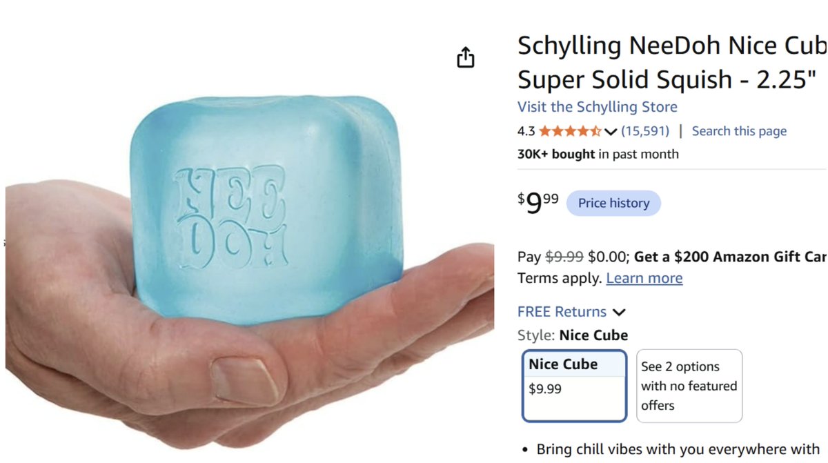 Pricerrors's tweet photo. NEEDOH CUBE RESTOCKED 

Now back at Amazon for $10 - limit 5 per order

https://t.co/IEhulnaTvb #ad 

Ships from Amazon themselves https://t.co/WPlwby6ddA