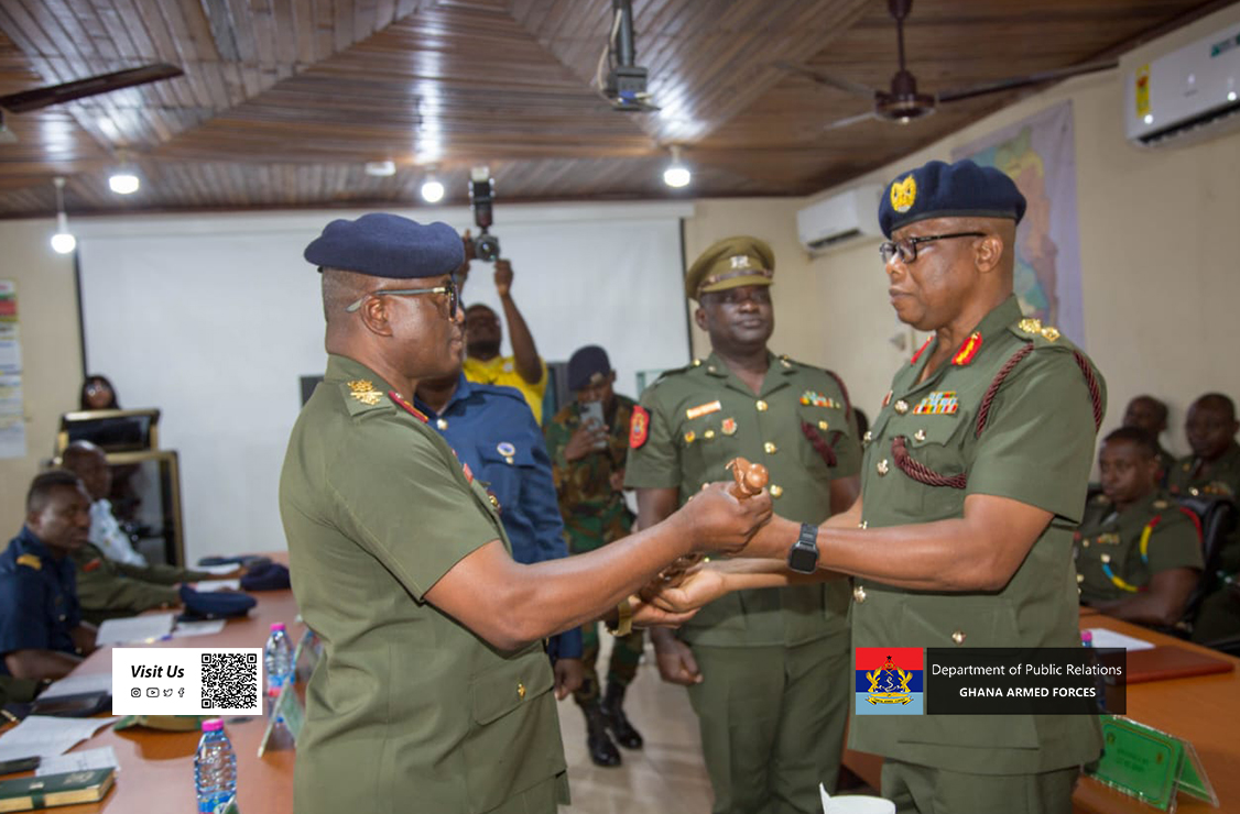 GhArmedForces's tweet photo. The Commander of the Kumasi Military Hospital, Brigadier General Richard Lassey Mensah, has handed over command to Brigadier General Richard Naab at a handing-over ceremony held at the Headquarters Central Command, Kumasi on Friday 10 July 2026.

Full Story on: https://t.co/xJMe2YI5uy

Story by David Asiamah Marfo
Pictures by: George Twumasi