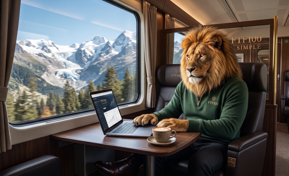 FTFflip100's tweet photo. Sometimes the best views come after the longest journey. When the markets truly turn bullish, it'll all be worth it. 🦁🚆 #FTF100 https://t.co/3D9vqQF1Xw