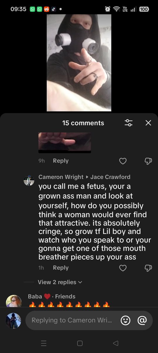 Gheko006's tweet photo. Couple things TikTok. There is no "report a problem" option. Also, STOP REMOVING MY FICKING COMMENTS. How the fuck are comment like that allowed, but if I respond, I get a warning. Fix your fucking app
@TikTokSupport https://t.co/ovanlXovy8