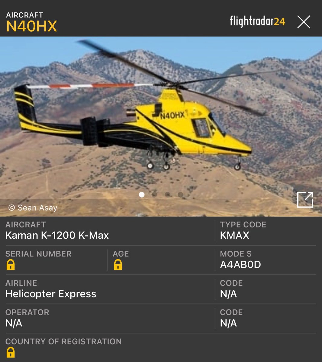 DanielFireTruck's tweet photo. Earlier today on the #GoldMountainFire a K-Max Helicopter from “Helicopter Express” went down today at the Silver Jack Reservoir, Gunnison County, Colorado and Tragically the Pilot lost his life from this Crash that Occurred.

Aerial Firefighting is a Dangerous job, Unfortunate to see this happen, the pilots identity has not been Released yet.