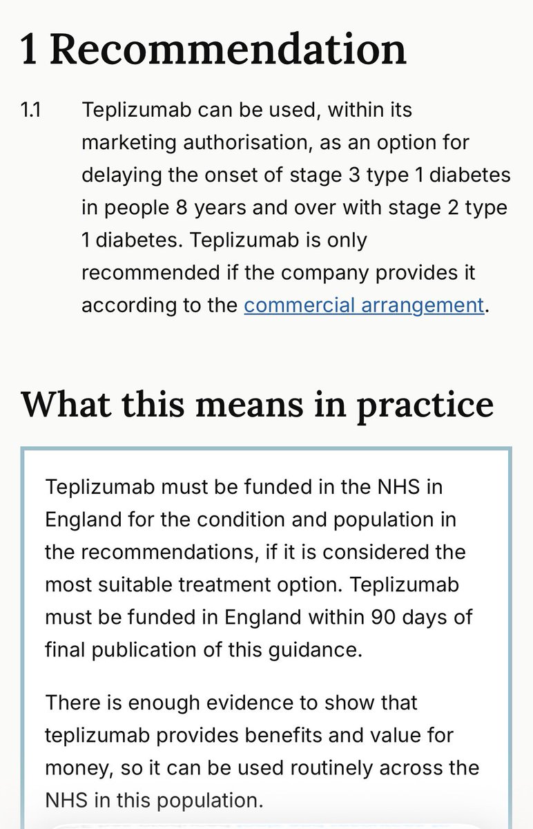 parthaskar's tweet photo. The big question is..

Can the #NHS deliver? 

If I am not reading this wrong- this is suggesting immunotherapy for those eligible - in the population 

Does this open the door for screening for “Stage 2 Type 1 Diabetes” in all above age of 8? 

#gbdoc #T1D https://t.co/SQLre4paqA