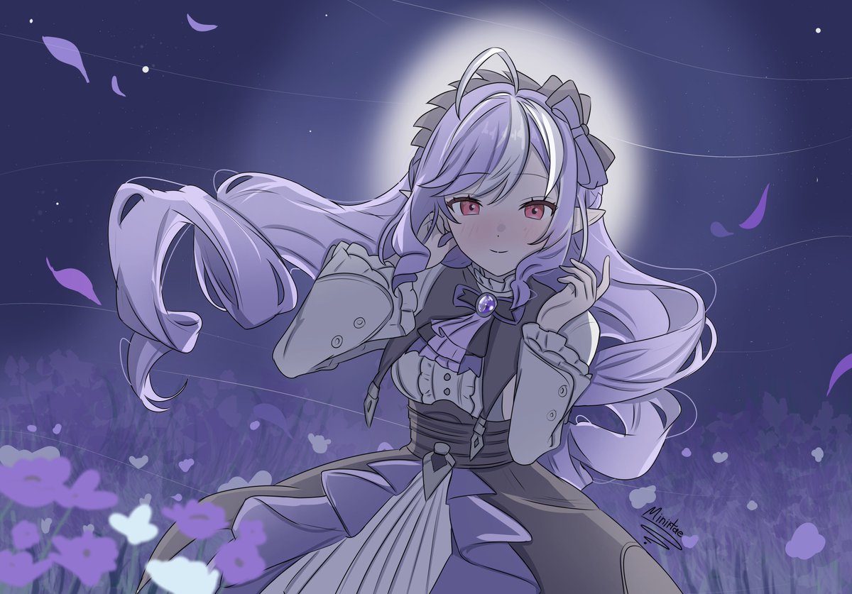 MiniitaeArt's tweet photo. It's a beautiful night, don't you think?

#ZenlessZoneZero #绝区零 #Vivian #ゼンゼロ https://t.co/4iXGs5qSgO