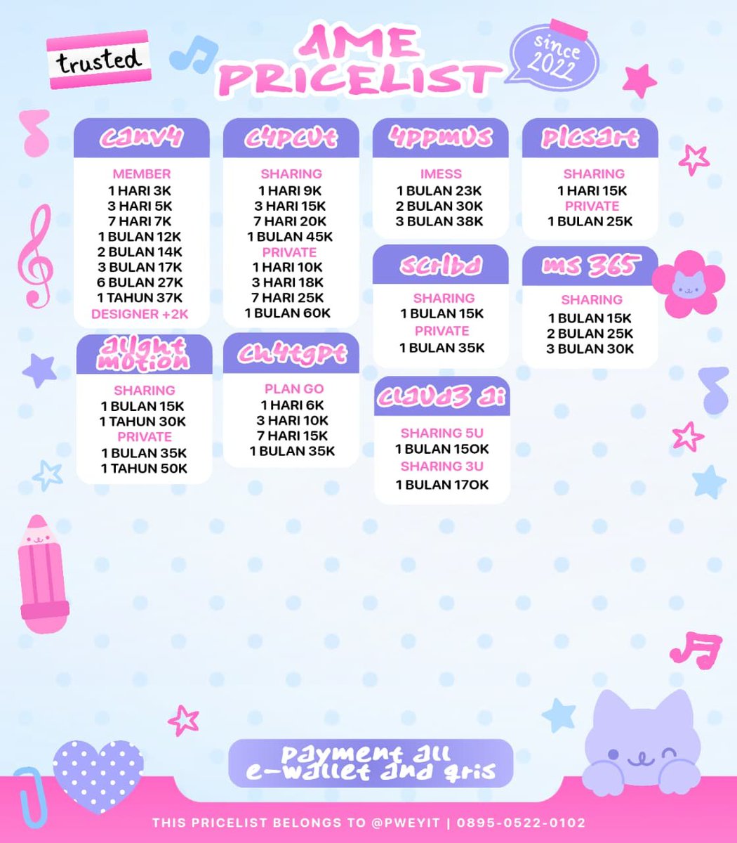 jujingyqi's tweet photo. @cwmakeu 𓂅 @.pweyit is open 🧸🧩 trusted, ramah, dan murah 🥣🌈 ⟡ ⌢  cuma ada di kedaiku ya  🍭🛺 ⸝⸝ 𓇼  terverifikasi trusted 🍟🛝 sejak 2022, kindly hit me up on wa  ࿉:·. 🌀☘️

★ ⌇ ——  💌 order : https://t.co/JQiHZ5fOvh
★ ⌇ ——  💬 proofs : https://t.co/FmwnZPPkWc https://t.co/NvDmQUuXVf