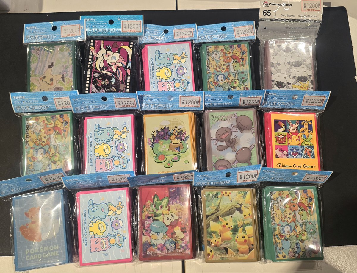 ポケモンカード　キャラクタースリーブなどまとめ売り 販売情報】 #ポケカ #ポケモン #VWポケカ特価 ポケモンカードの可愛い