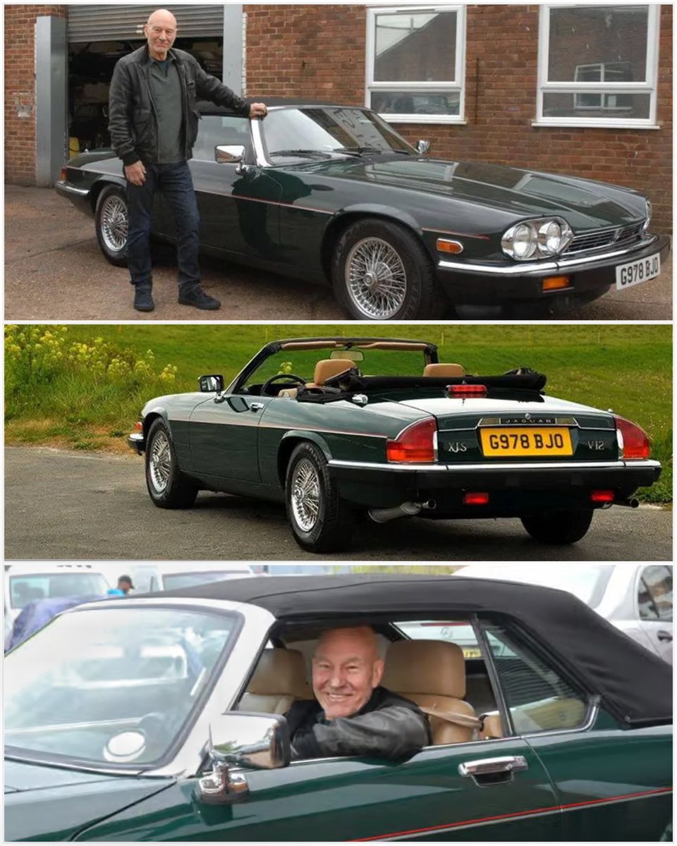 Superstar_Cars's tweet photo. A big Happy Birthday to Sir Patrick Stewart, born #OnThisDay in 1940 - not forgetting Captain Jean-Luc Picard, who will be born in La Barre, France #OnThisDay in 2335. 🚀
#PatrickStewart #StarTrek #JaguarXJS https://t.co/F5aIob5r52