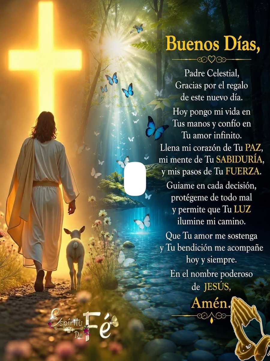NidiaArguello2's tweet photo. Buenos días Dios, gracias por el regalo de un nuevo amanecer,guíanos por el camino correcto, habla a nuestro corazón y afirma nuestros pasos, ayúdanos a recordar que siempre contamos contigo porque eres nuestra principal fuente de motivación 🙏
BUENOS DÍAS MIS AMORES 🩷 https://t.co/hYCOU7Y7X2