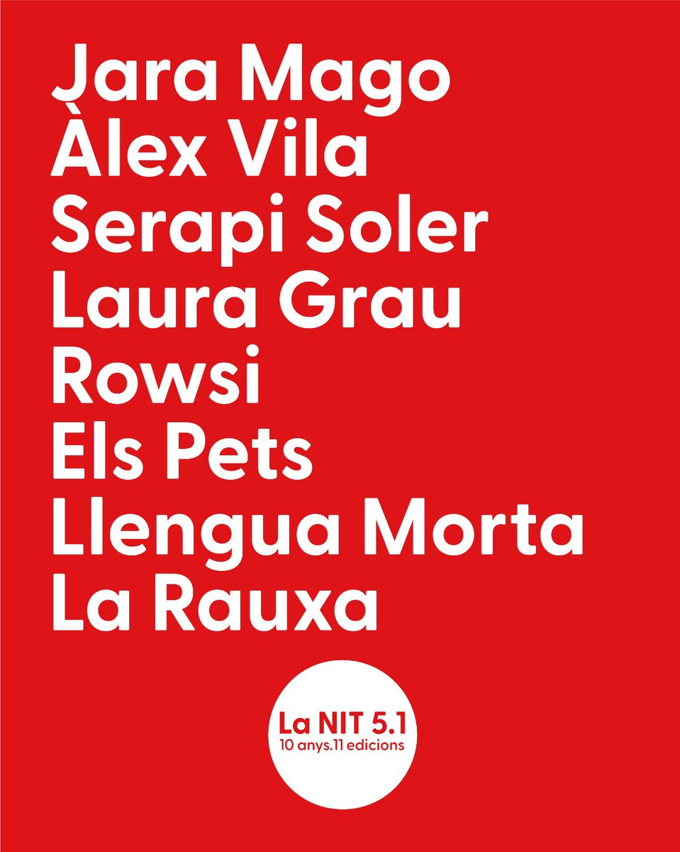 LaConca51's tweet photo. Divendres ⬜️ i dissabte 🟥!
A Barberà de la Conca a partir de les 18.30 h

Entrades aquí:
https://t.co/Ffr4XBaHhc https://t.co/7p7nDAaP96