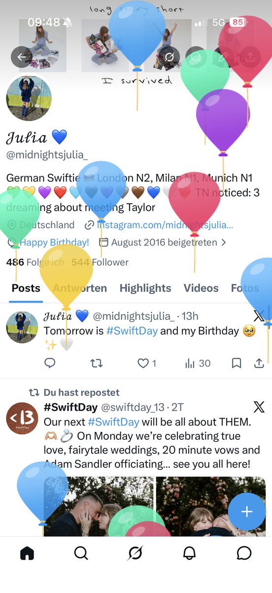 midnightsjulia_'s tweet photo. Happy #SwiftDay and happy balloons day to me 🫶🏼✨ https://t.co/uDM1YR718u