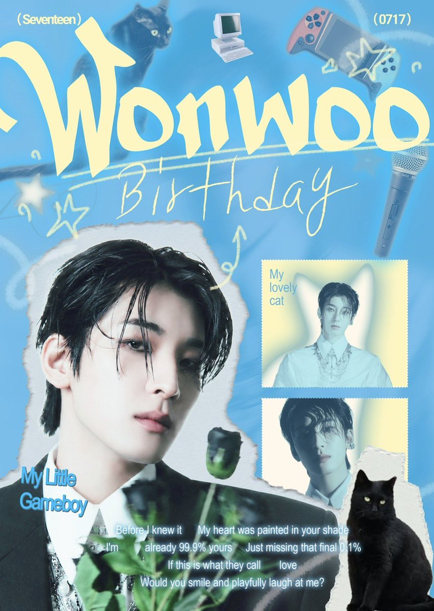 BdaySeventeen's tweet photo. 검은 고양이처럼 슬며시 찾아와,
어느새 마음을 전부 가져간 원우와 함께해요 🖤

📆 26.7.17 - 7.18
📍 창원 커피앤스토리
📍 대구 카페퐁당

#EVERYDAY_WONWOO

#원우 #WONWOO
#세븐틴 #SEVENTEEN
#원우생일카페

#RT추첨 2분께 틴케이스를 보내드립니다. https://t.co/LIm85QgNW4
