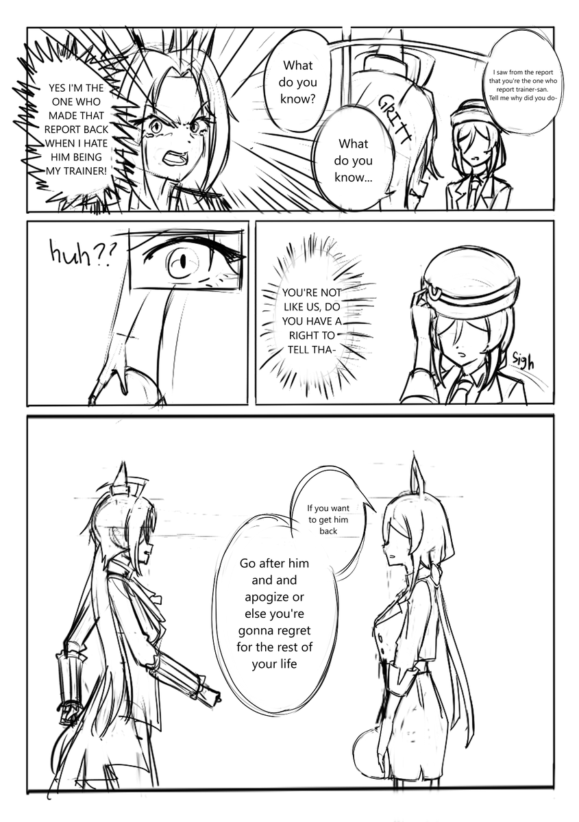 Yuusenpai69's tweet photo. Another part (Very shocking reveal)
 #umamusume https://t.co/thFh4XlWL5