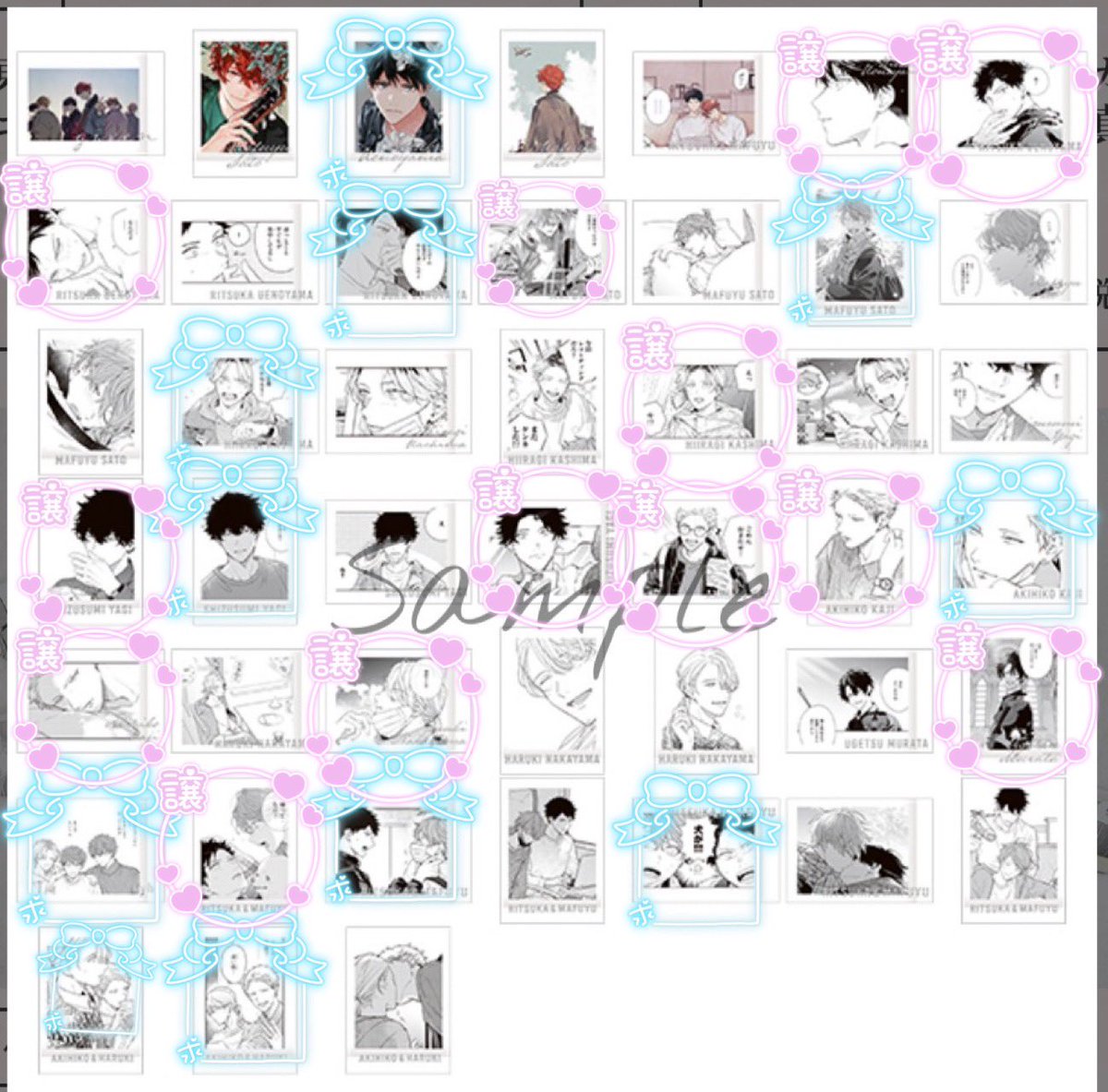 gpsgyv's tweet photo. ギヴン ギヴン展 ぱしゃこれ PREMIUM
交換/譲渡

求→青リボン🎀 or ¥145/枚＋送料
譲→ピンク〇 各1

コンプ目的です。

カラー立夏を優先で求めてます
カラー立夏を含む場合、求のものでしたら買取も検討いたします。
DM移行後、ID付き写真を提示させていただきます。

お気軽にお声掛けください～ https://t.co/dhODHbKXal
