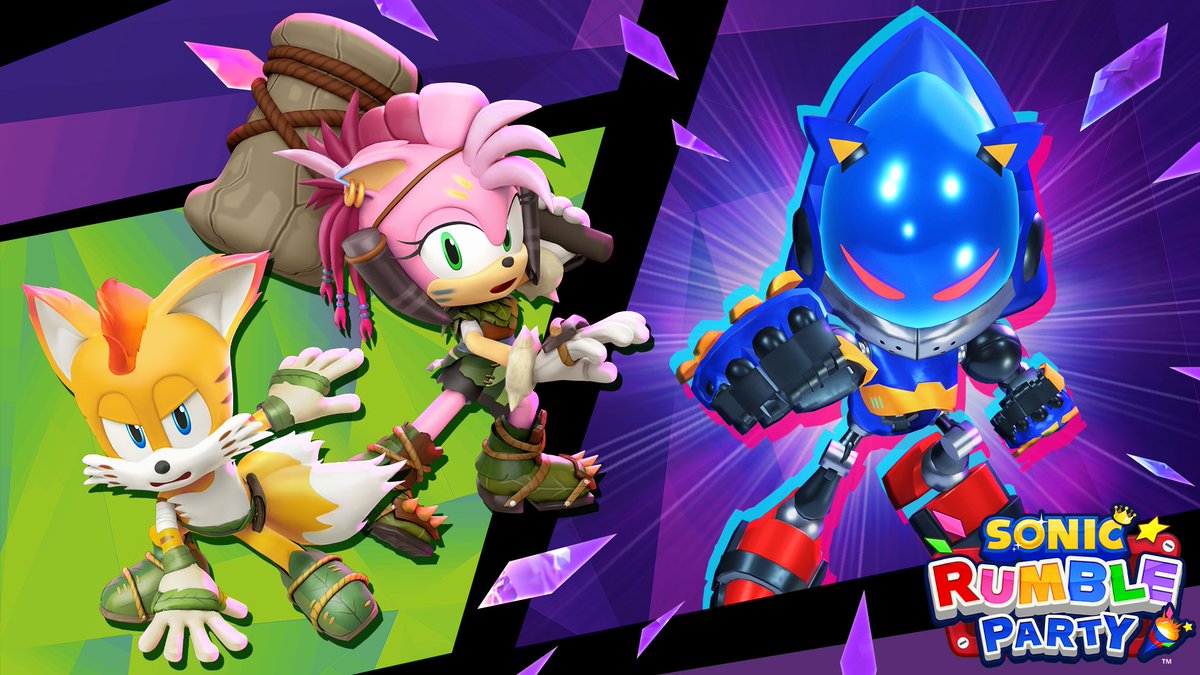 Sonic_Rumble's tweet photo. Sonic Prime returns to Sonic Rumble Party!

🟢Thorn Rose / Mangey emerge from Boscage Maze! 
🟣Chaos Sonic shatters in from New Yoke City!
🔵Event is live NOW and until August 5, 7:59 AM UTC!

Gotta go fast!
https://t.co/9pA55YAPMB https://t.co/auWrOnCRrC