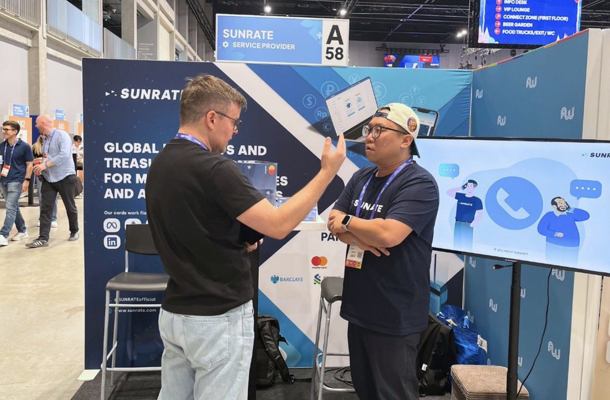 SunrateOfficial's tweet photo. That's a wrap on Affiliate World Conferences Europe

Thanks to everyone who dropped by our booth, we had a wonderful time connecting with customers, helping marketing agencies and affiliate networks scale with global card solutions, including multi-currency settlement and cards. https://t.co/BChkbzjmHz