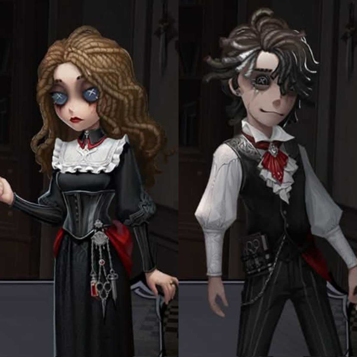 RainCarn's tweet photo. I'm yearning for these costumes like... Why would they cook so hard here if they don't release it?? https://t.co/rqWqObq9hK