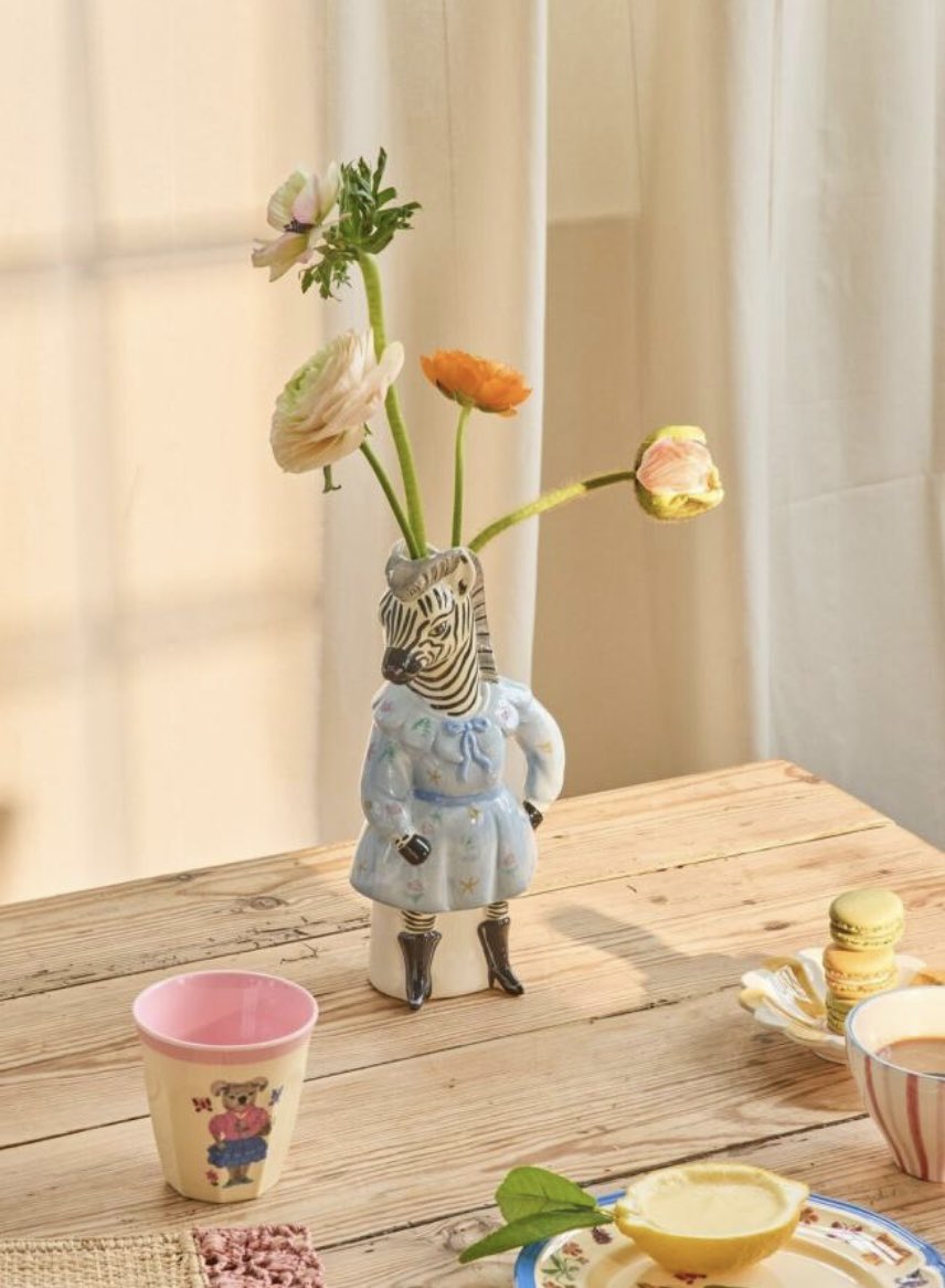 ナタリーレテ　花瓶 🦓本日再入荷💐人気です！存在感抜群なナタリーレテ コラボ シマウマ