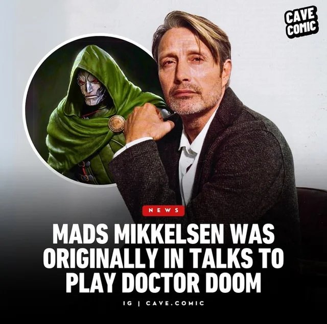Fame_0007's tweet photo. This would have been a much better casting than Robert Downey Jr. This is a truth most people aren't willing to admit. RDJ as Dr. Doom just doesn't fit. https://t.co/6OGIvRAEks