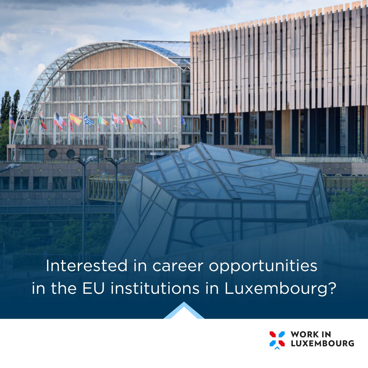 HardemanHildeML's tweet photo. Interesting piece on working for the EU in Luxembourg, the home we share with other EU institutions, agencies and bodies. 
➡️ https://t.co/f6h7MzoMKD

Look out for career opportunities with us at @EUPublications. 

For all information see ➡️ https://t.co/7CtJKlYi7f

@AnneCalteux https://t.co/6uikDomZQQ