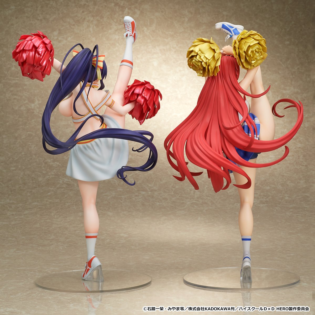 MuseMolds's tweet photo. ＼本日予約開始📢／

TVアニメ『ハイスクールD×D HERO』より、リアスと朱乃がチアガールver.で登場！！
🎉本日より予約開始です🎉

👇詳しくは商品ページをチェック👇
リアス
https://t.co/RVzJbql6J2
朱乃
https://t.co/1qEeQQpqPO

#haremking #HighschoolDxD https://t.co/qqbEsL4cyZ