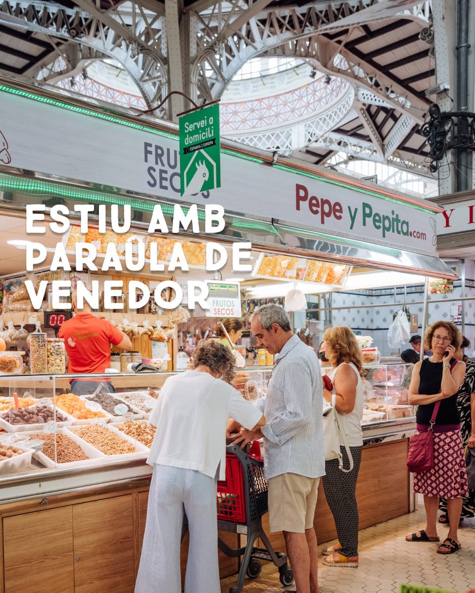 MCentralVlc's tweet photo. 🛒 Este estiu, compra amb paraula de venedor. Al Mercat, els nostres venedors t’aconsellen com traure més partit a cada producte: què està en el seu millor moment, com preparar-ho, com conservar-ho millor i com aprofitar-ho a casa.

Això és Mercat. https://t.co/Z45DYaX3vF
