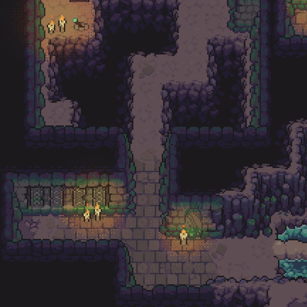 TransientCode's tweet photo. Dungeon &amp; Caves
#pixelart #gamedev https://t.co/wkGM1jmdwR