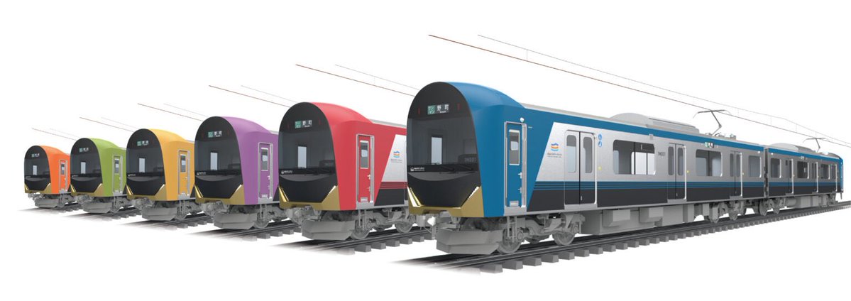 hokuriku_info's tweet photo. 【石川線 新造車両「1M系」デザイン決定！（北陸鉄道）】

◆車両製造◆
株式会社総合車両製作所
◆車両仕様◆
車両形式：1M系
編　　成：2両×6編成
定　　員：1両あたり 117人
　　　　　（立席82人/座席35人）
車両材質：ステンレス鋼
https://t.co/VHgH34r2aP https://t.co/iRLux1exuh