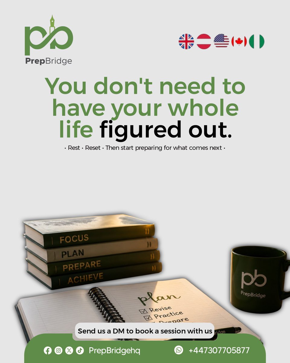 PrepBridgeHQ's tweet photo. Just finished WAEC? 
First of all, congratulations. 
Rest properly and enjoy the freedom.
But somewhere between the sleep, outings and endless scrolling, give a little thought to what comes next. Don’t panic there’s no pressure.  Just don’t leave everything until the last minute.

Forward this to someone who just finished WAEC.