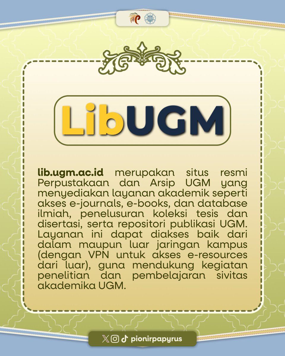PionirPapyrus's tweet photo. Website akademik ini dapat membantu Sobat Papy untuk belajar, mengakses informasi akademik, serta mengurus berbagai hal yang berkaitan dengan akademik 🤩‼️ https://t.co/YjSaTQO0i5