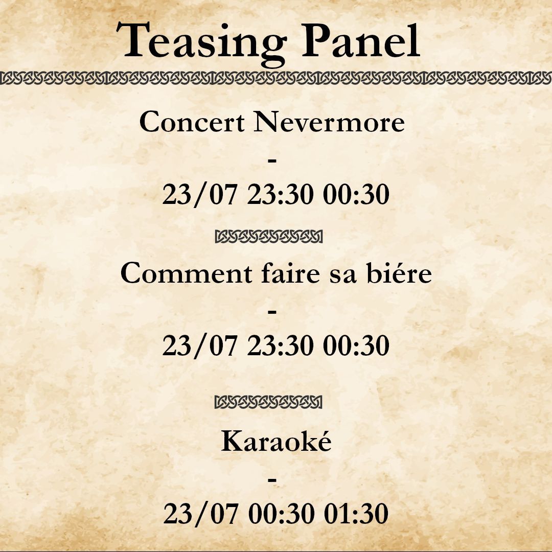 FurEast_Event's tweet photo. 🎤 Discover Nevermore's musical universe with a live set from The Jealous Boy Tour on the Fureast stage !

🍺 Many drink beer, but how do you make it? Is it Easy? An initiation into home brewing !

🎶 Sing off-key or perfectly, just have fun at karaoke night! https://t.co/PSyxt3kpdW