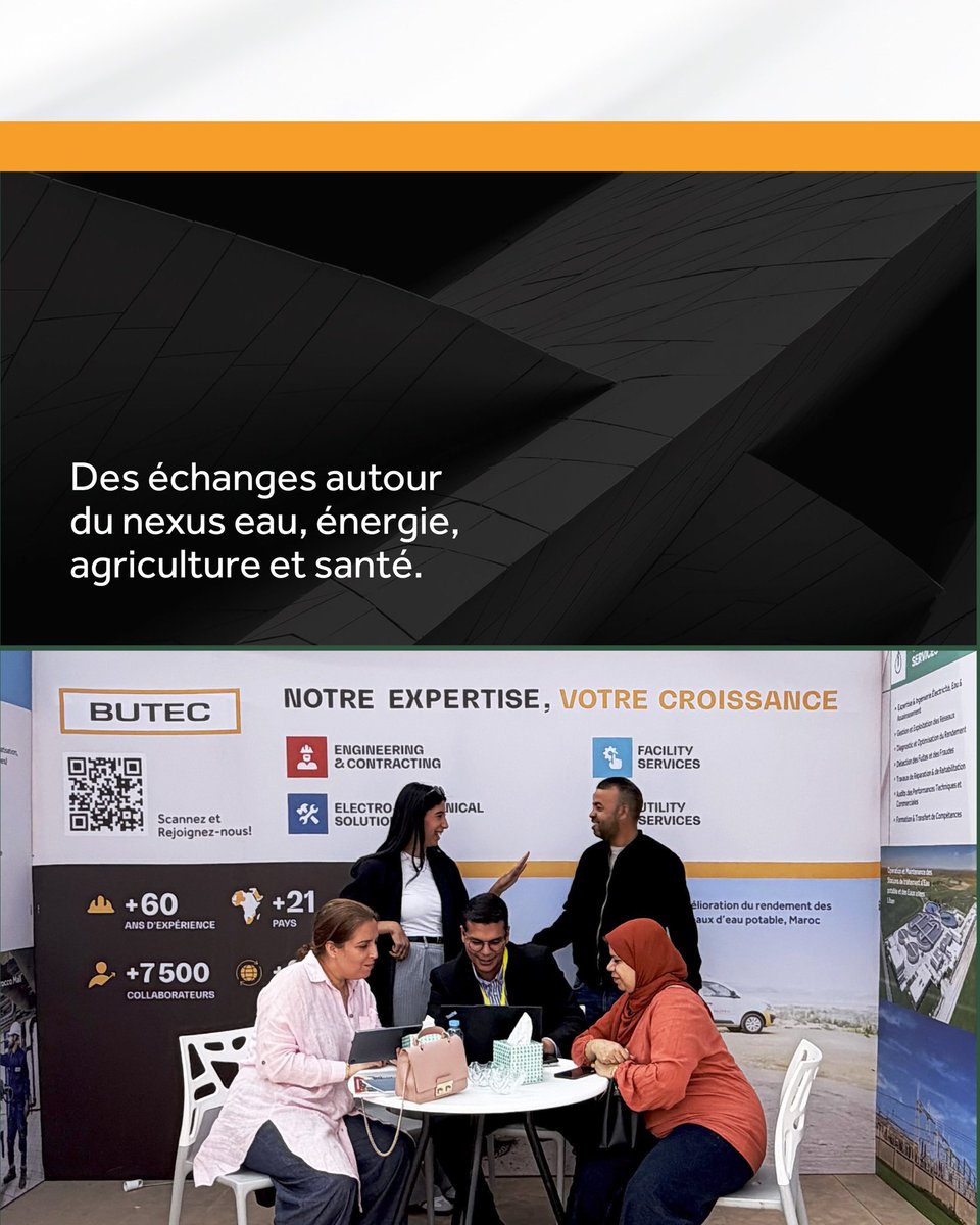 butec_group's tweet photo. Une 9e édition marquée par la visite de Monsieur Ryad Mezzour, Ministre de l’Industrie et du Commerce, et par un échange avec Monsieur Loïc Fauchon, Président du Conseil Mondial de l’Eau, autour des enjeux de l’eau, de l’énergie et des infrastructures durables. https://t.co/wNwOwHGeF7
