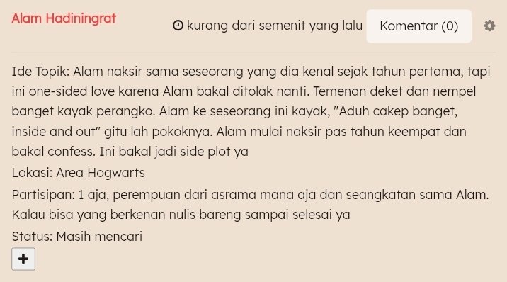 midgardwyrm's tweet photo. Hai. Aku lagi cari seseorang buat nulis plot bareng. Kalau tertarik bisa DM atau owl ya https://t.co/AaB7RQPVYu
