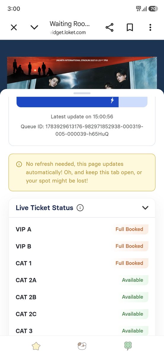 bluederyyy's tweet photo. Ajegile full booked less than a minute😭 lebih ganas dari presale https://t.co/eqbak1OprA
