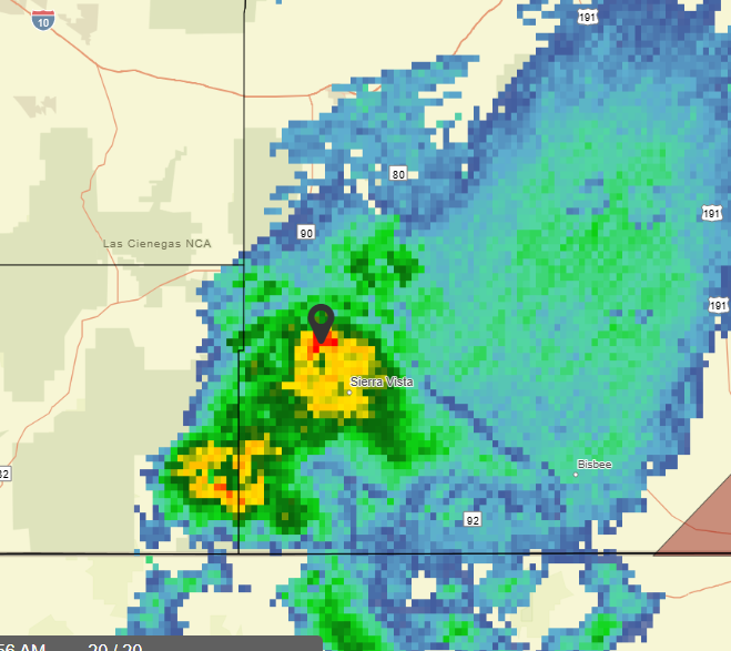 CCFirenIncident's tweet photo. Started at 0050. Bad #ThunderStorm in #UpperHC right now. #AzWx Moving to NW https://t.co/RyW5gMPcc0