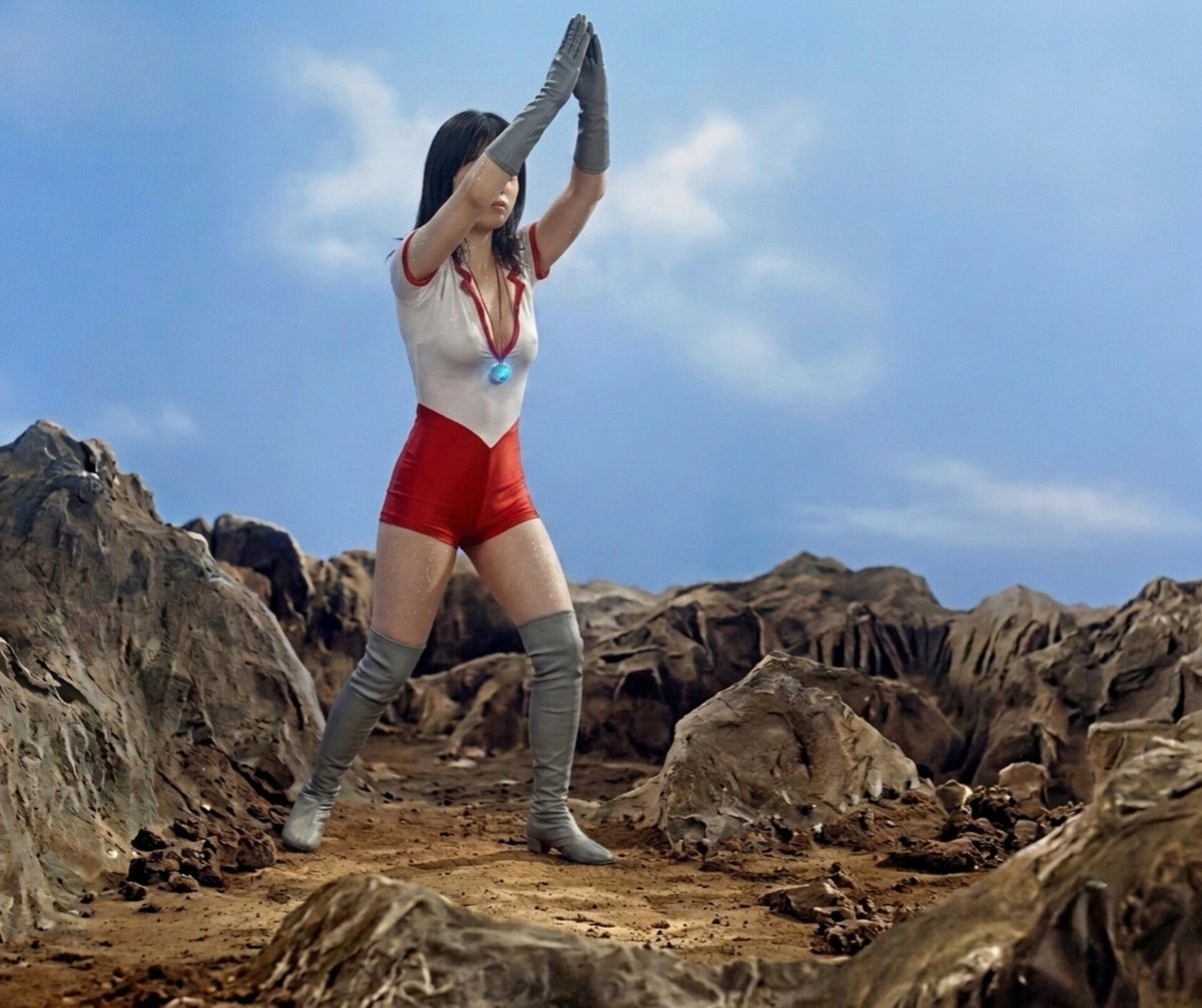 UltrawomanYuri's tweet photo. ウルトラウーマン百合、ウルトラバリア！！ 🧱✨
#ウルトラウーマン #セクシーウルトラ #かわいいウルトラウーマン #カラータイマー #リョナ #レズビアンファイト #レスリング #巨大ヒロイン https://t.co/pN6hGGuk1f