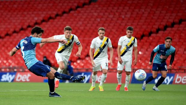 James_BFP's tweet photo. Happy @joe_jacobson Day everyone 🏆

The greatest day in Wycombe Wanderers' history.

Six years already.

#Chairboys https://t.co/4Rc6TwSkxo