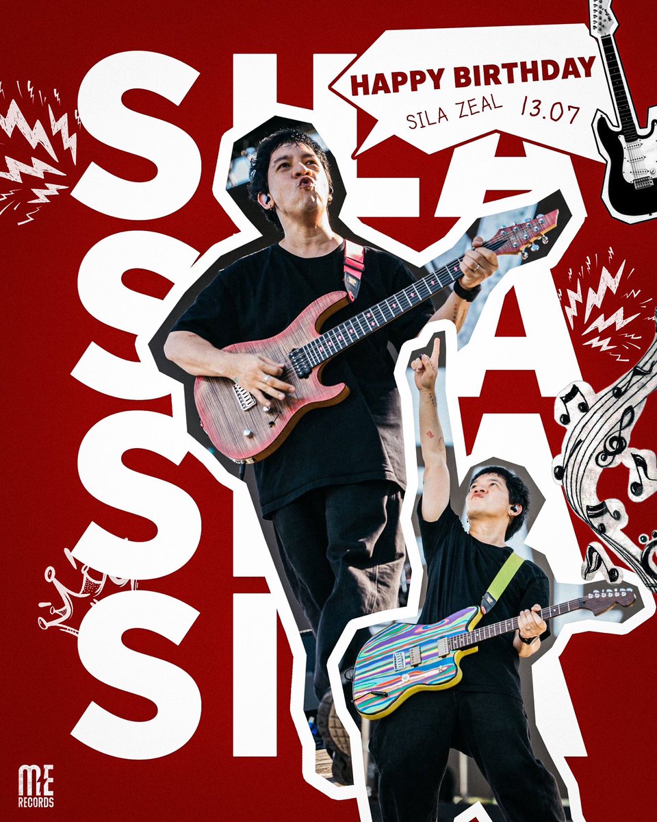 MeRecordsLabel's tweet photo. 𝐇𝐚𝐩𝐩𝐲 𝐁𝐢𝐫𝐭𝐡𝐝𝐚𝐲 𝐏’ 𝐒𝐈𝐋𝐀 𝐙𝐄𝐀𝐋 🎸🎂
ขอให้พี่ศิลามีความสุขมาก ๆ สุขภาพแข็งแรง
มีรอยยิ้มและพลังดี ๆ ในทุกวันนะครับ ✨
#ZEALRockBand #merecords #merecordslabel https://t.co/lYiQFbAZt2