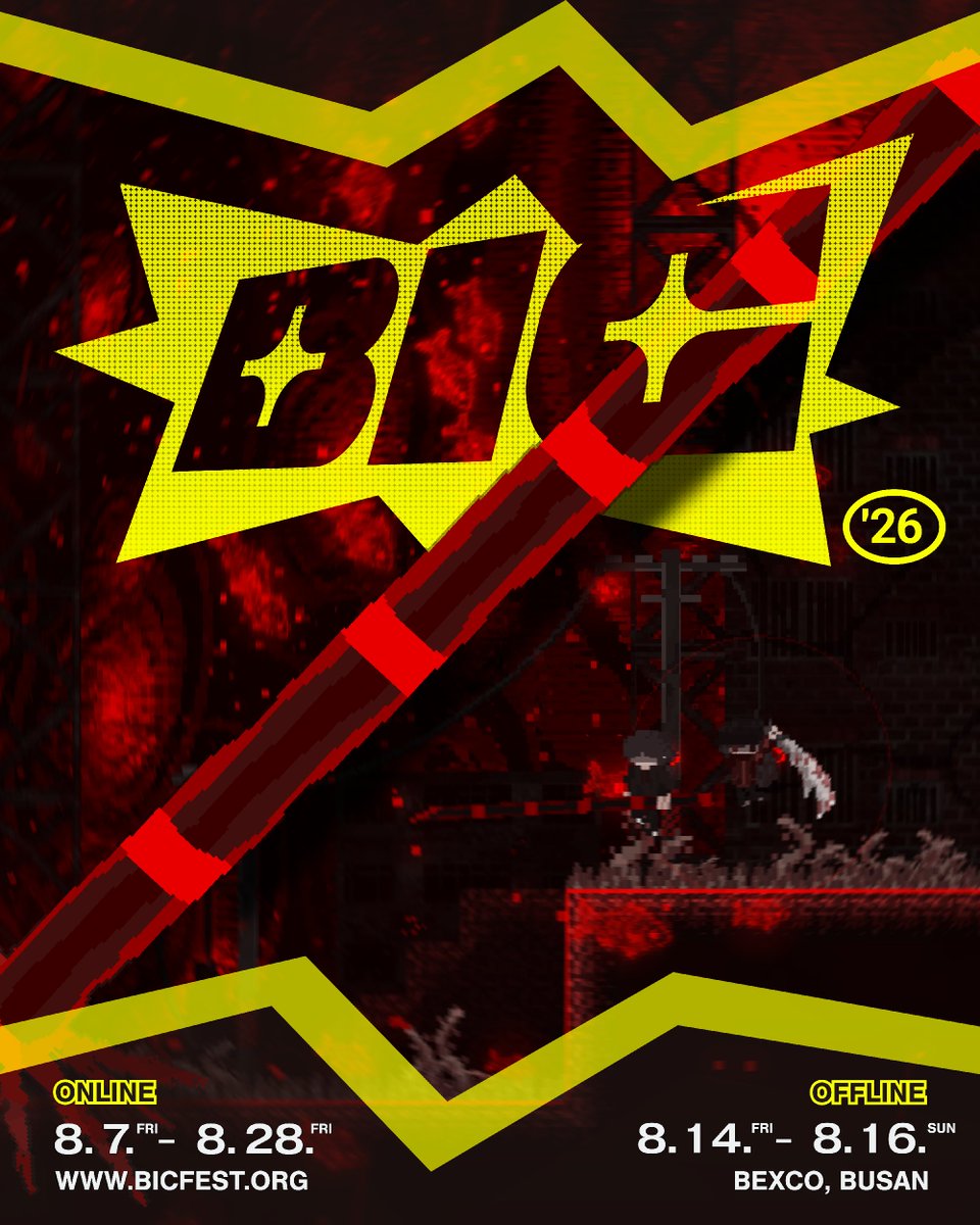 sangjabam_x's tweet photo. "죽창 한 자루로 지옥을 꿰뚫으세요."

《천사의 난》이 BIC 2026 전시작으로 참가합니다!

#RT이벤트: 이 게시글을 RT해주신 분들께 추첨을 통해 BIC 오프라인 초대권(5장) 또는 온라인 초대권(10장)을 드립니다. 

@BIC_Festival #BIC #BIC2026 #천사의난 https://t.co/iqMscvE0vm